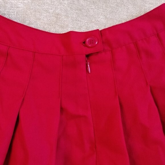 Red Skater Skirt - Picture 3 of 7